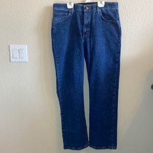 Wranglers Relaxed Men’s Blue Jeans 34”x30”
